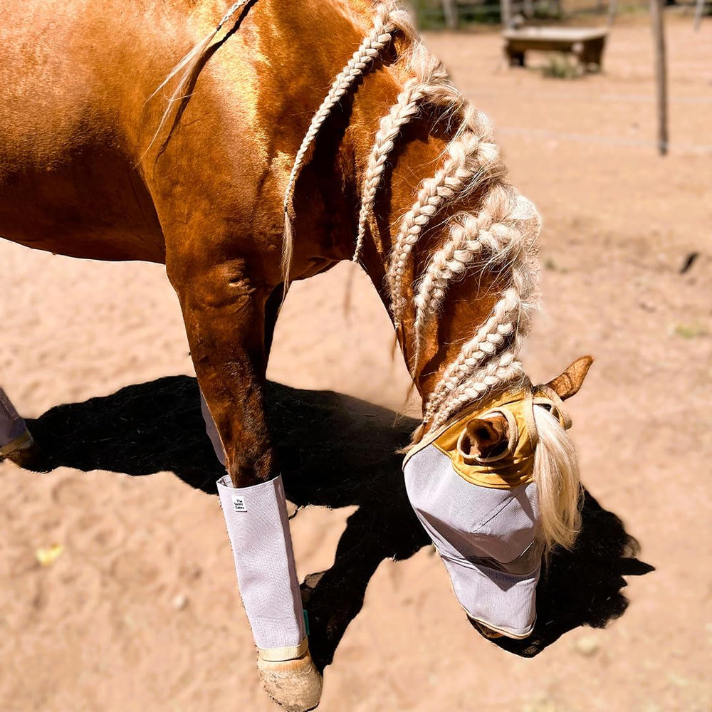 The Sunny Zebra ajuste cómodo orejas caballo, diseño que se adapta a diferentes perfiles.
