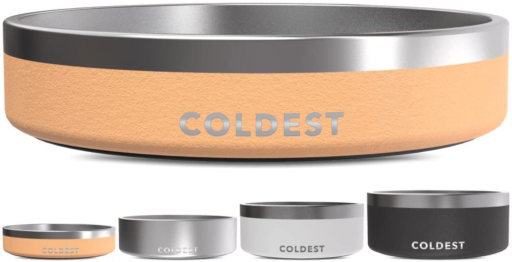 Bol The Coldest Water pour chien en inox anti-rouille avec isolation triple.
