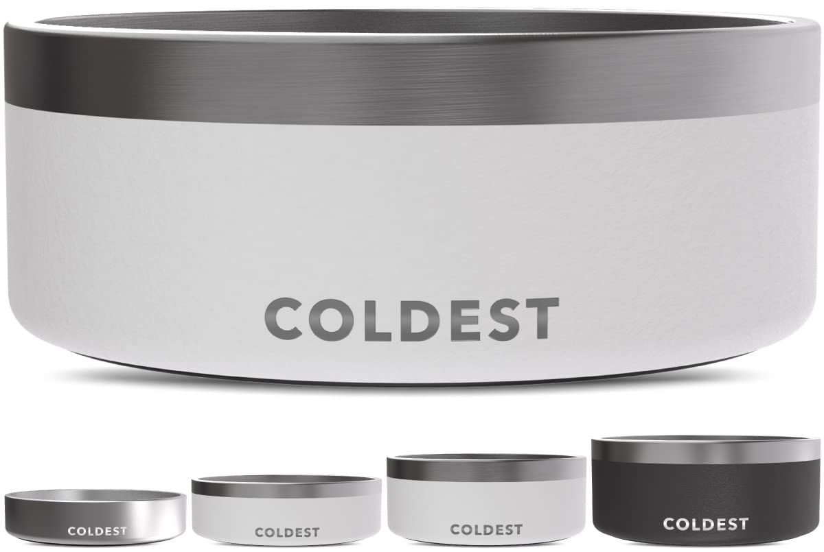 The Coldest Water comedero para perros anticorrosión con base estable