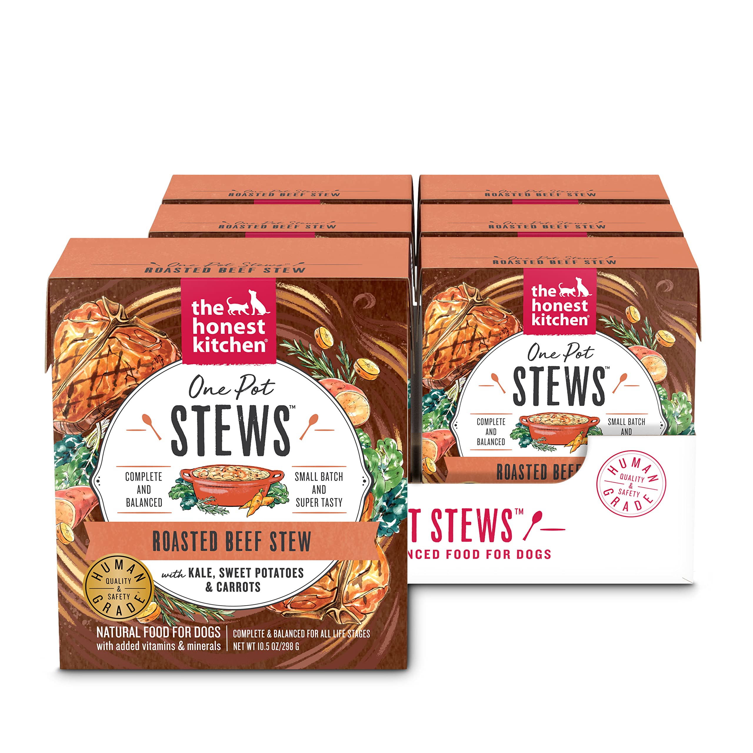 The Honest Kitchen estofado ternera-kale: plato principal sabroso y nutritivo para perros
