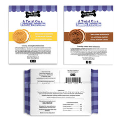 Galletas de vainilla para perros Three Dog Bakery con sabor suave y agradable.
