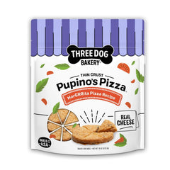 Three Dog Bakery Pupinos Pizza Cookies: empaque listo para compartir con tu perro.