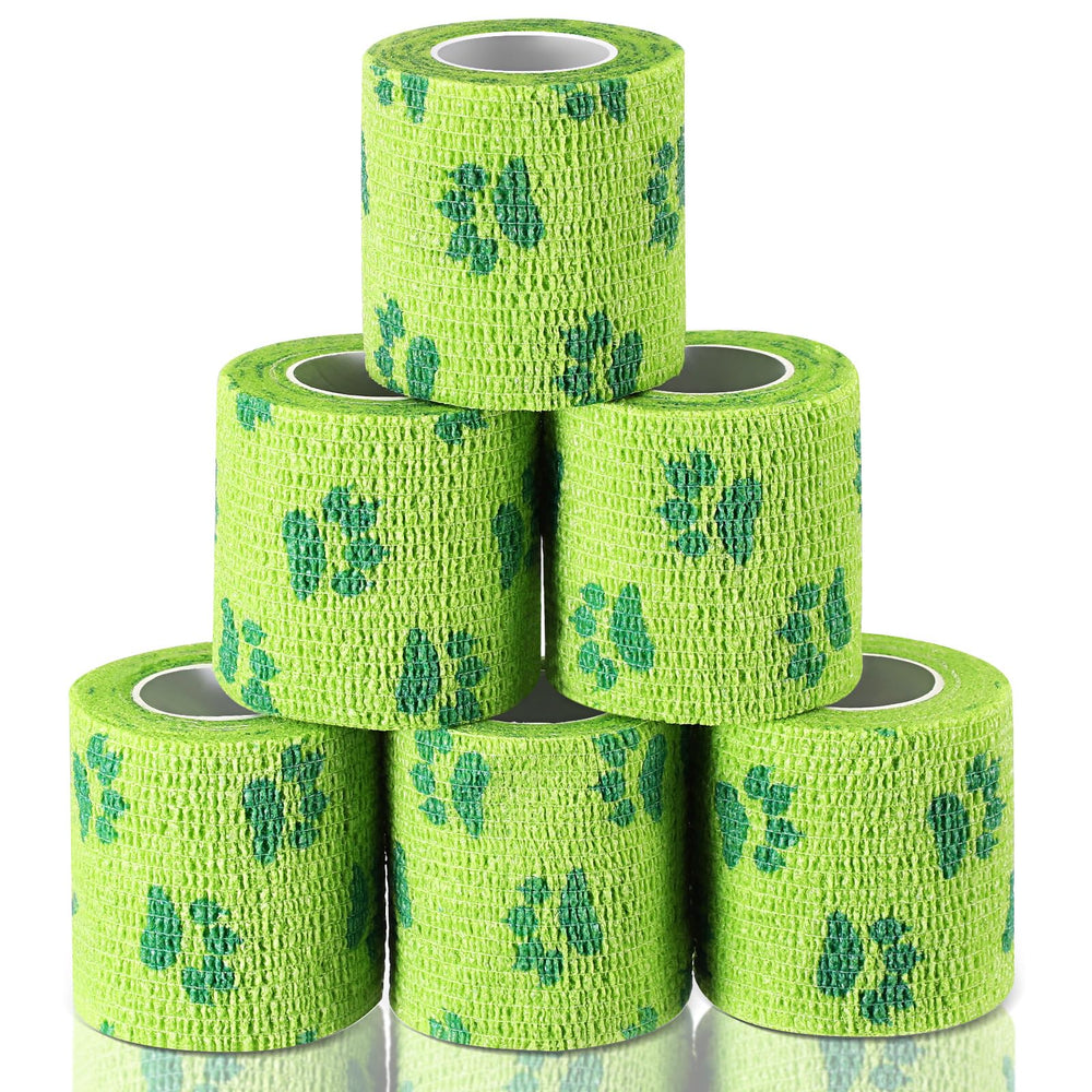Threlaco vendaje para perros sin masticar, 6 rollos, ideal para evitar lamido
