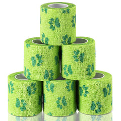 Threlaco vendaje para perros sin masticar, 6 rollos, ideal para evitar lamido