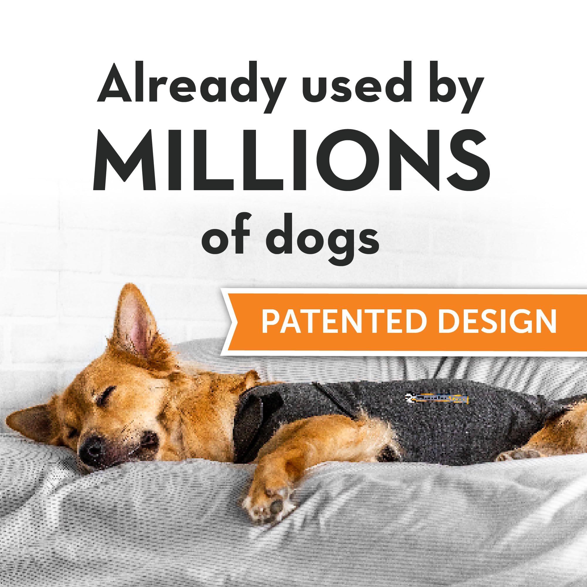 ThunderShirt, detalle de tejido suave y transpirable para confort diario de tu perro