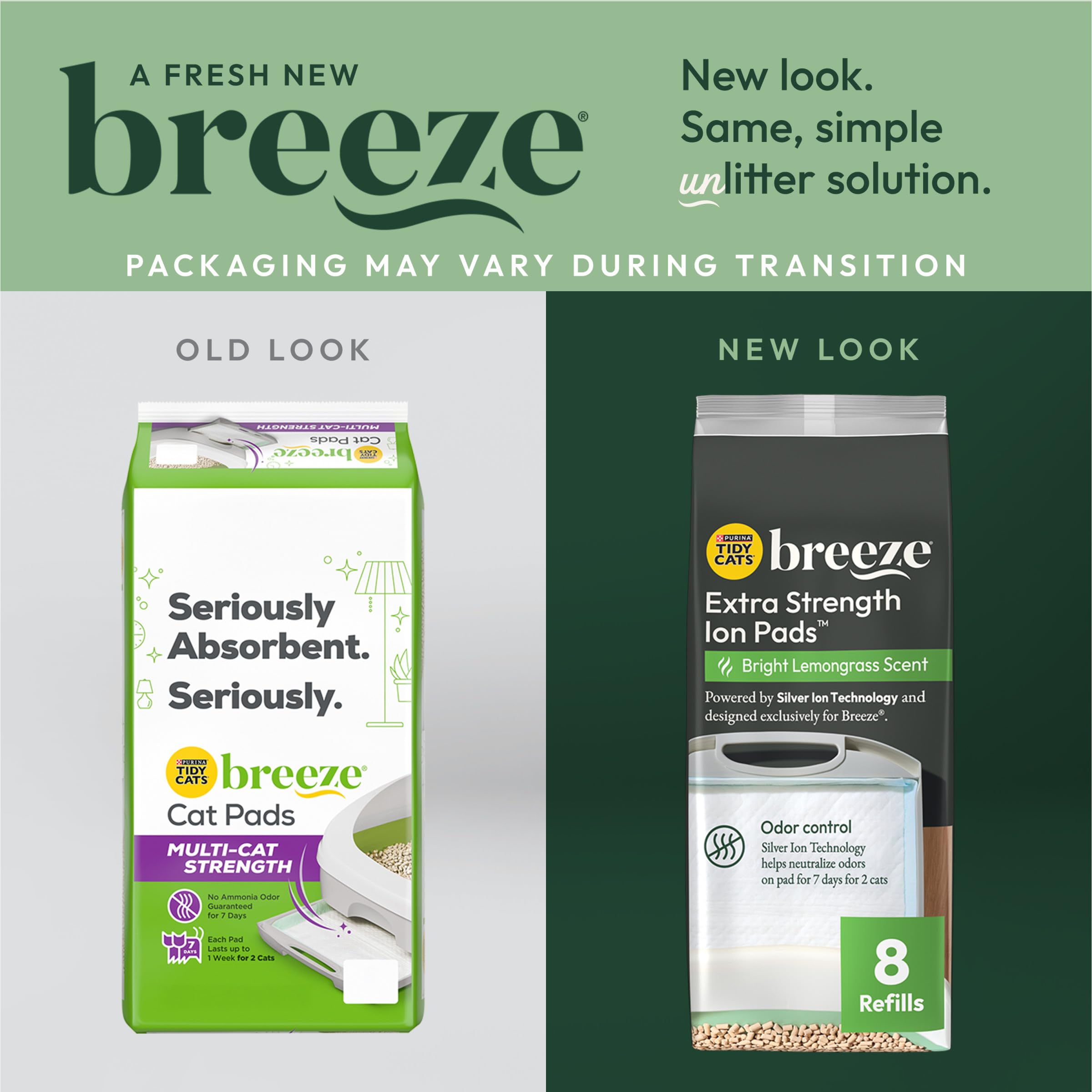 Almohadilla Breeze de Tidy Cats, compatible con el sistema Breeze.