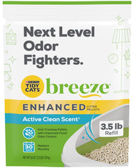 Tidy Cats Breeze Pellets con aroma fresco activo para áreas de caja de arena