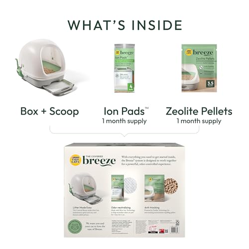 Tidy Cats Breeze, pellets prácticamente sin polvo para un hogar más limpio.