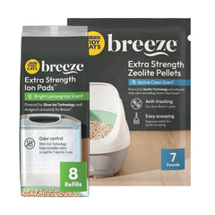Purina Tidy Cats Breeze pellets de zeolita con aroma suave para control de olores