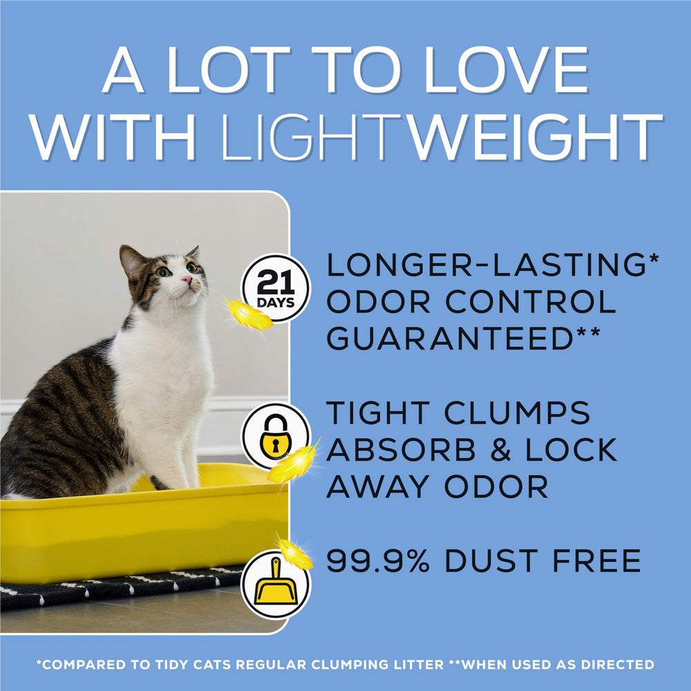 Tidy Cats Para varios gatos con control de olores.