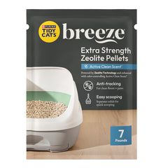 Purina Tidy Cats Breeze: pellets perfumados en caja reciclable para control de olores.