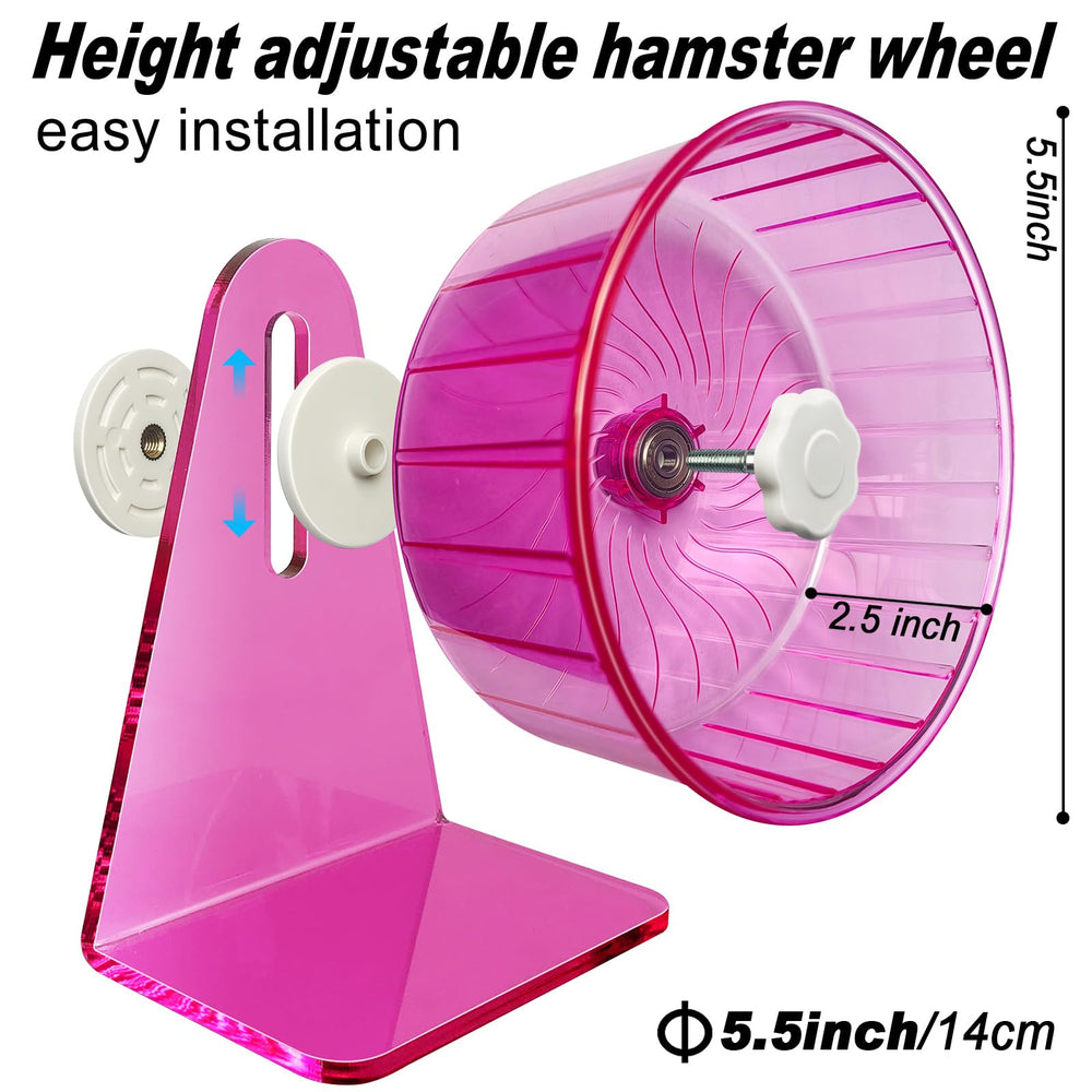 TieLishor rueda de hamster cómoda, pista amplia para movimiento natural.