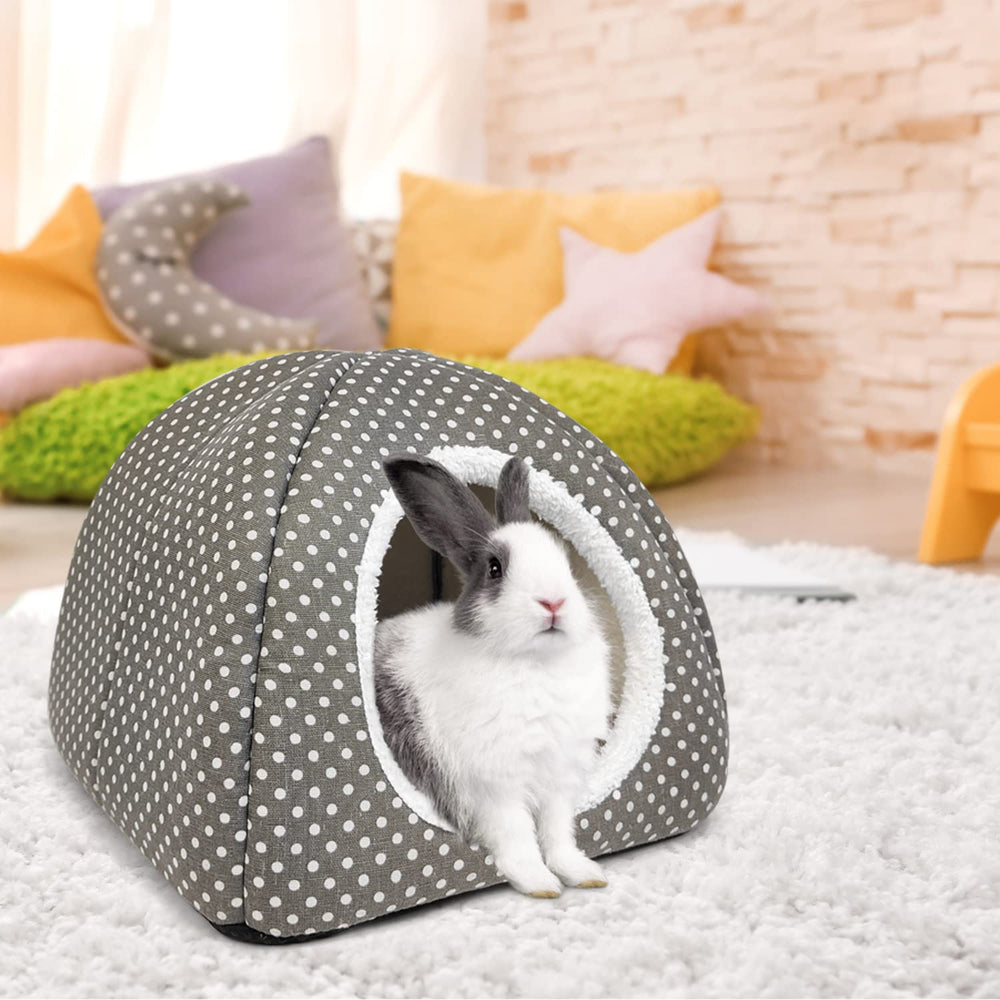 Tierecare hogar interior para conejos, combinación de estilo moderno y confort