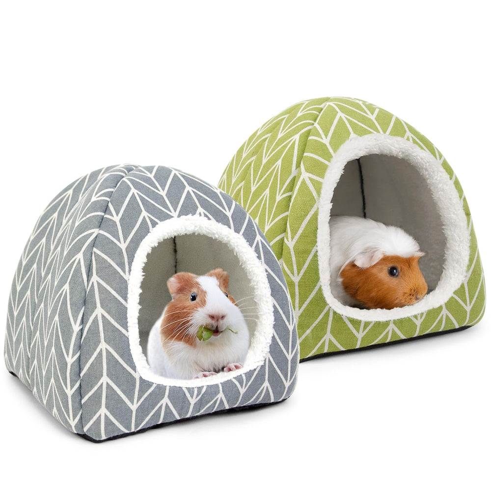 Tierecare cama escondite para conejillos de indias, cómodo y cálido.