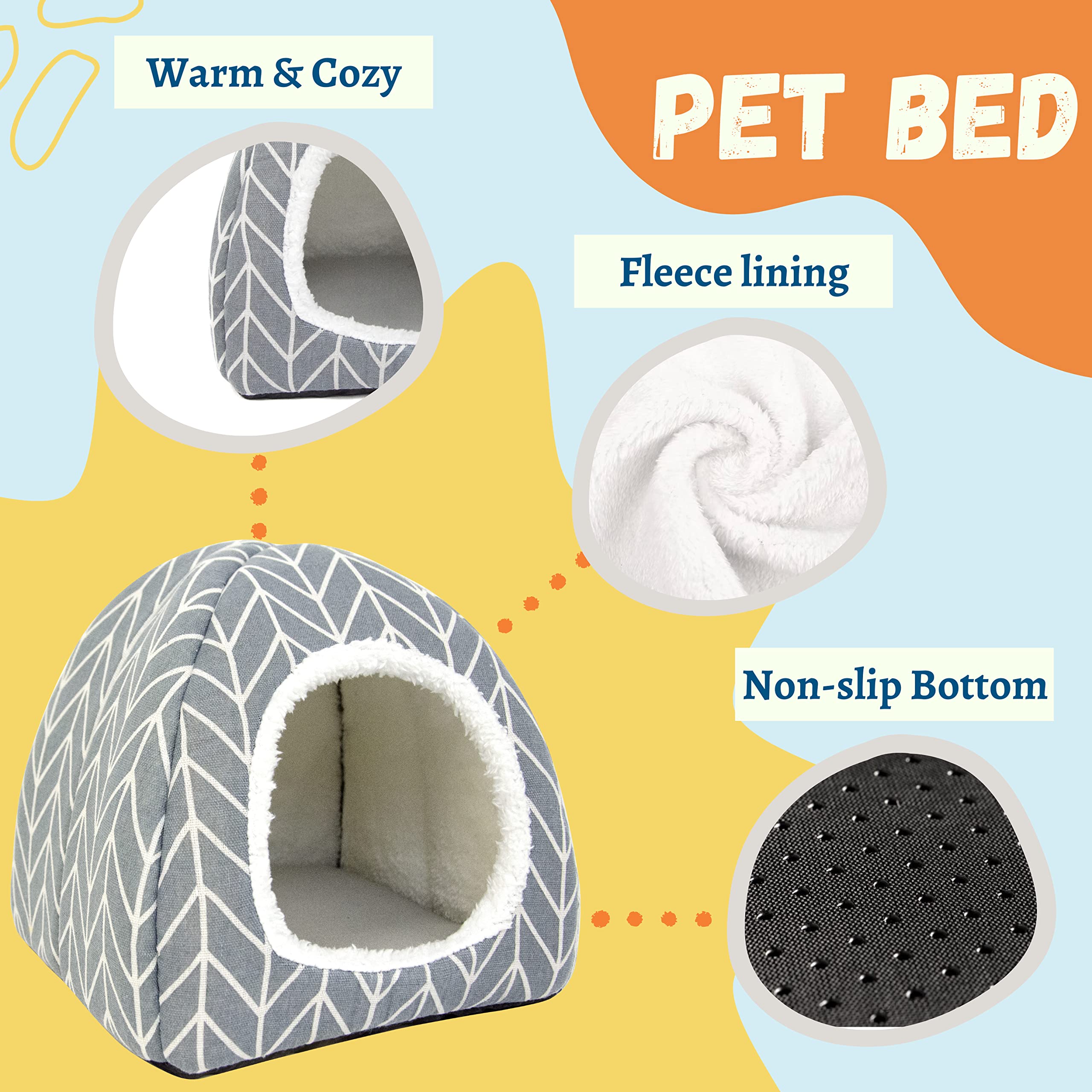 Tierecare cobijo suave para animales pequeños, ideal para descansos diarios.