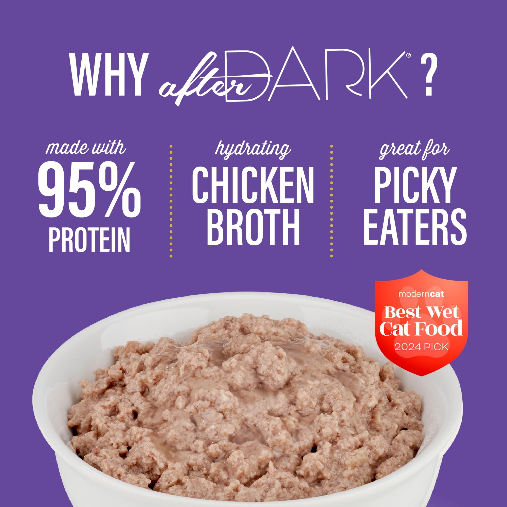 Tiki Cat After Dark Pate comida completa, aporta proteínas, hidratación y vitaminas.