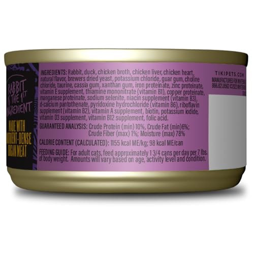 Tiki Cat After Dark: primer ingrediente conejo en pate