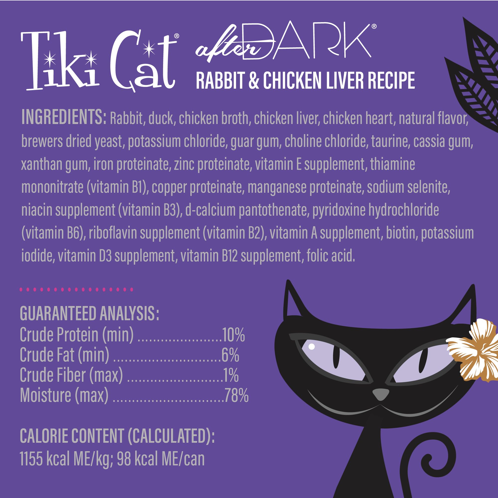 Tiki Cat After Dark: alimento diario completo para gatos adultos