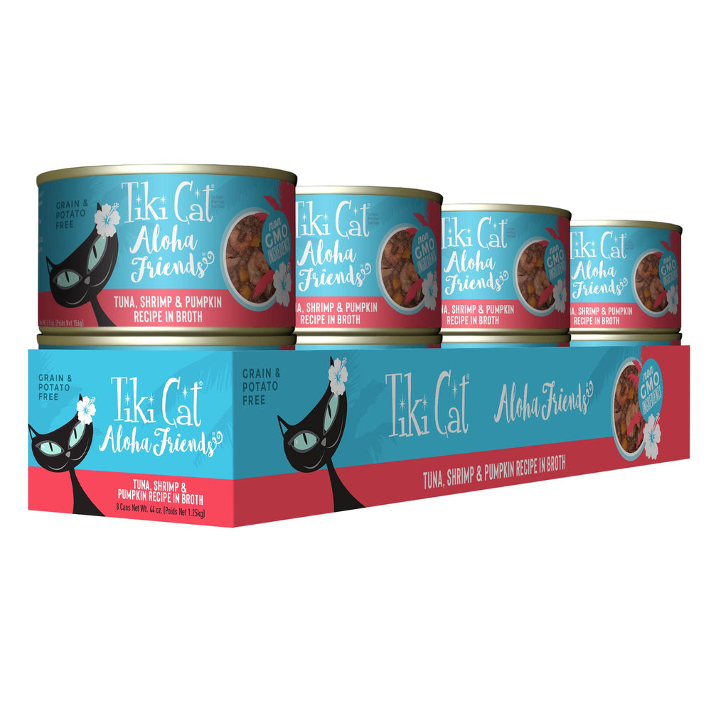 Tiki Cat Aloha Friends alto contenido de humedad para la hidratación diaria del gato