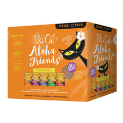 Tiki Cat Aloha Friends, envases de variedad para probar sabores diferentes en cada comida