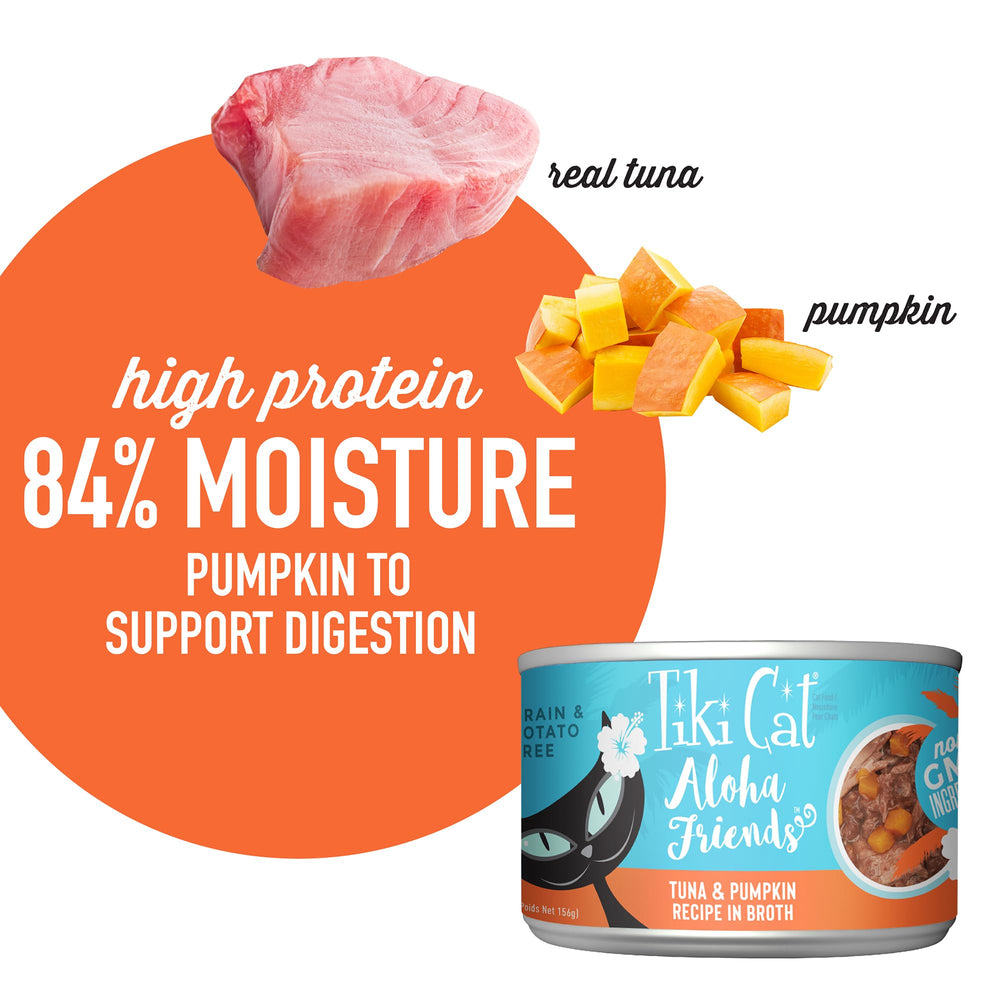 Tiki Cat Aloha Friends proteínas de pescado real para una dieta equilibrada