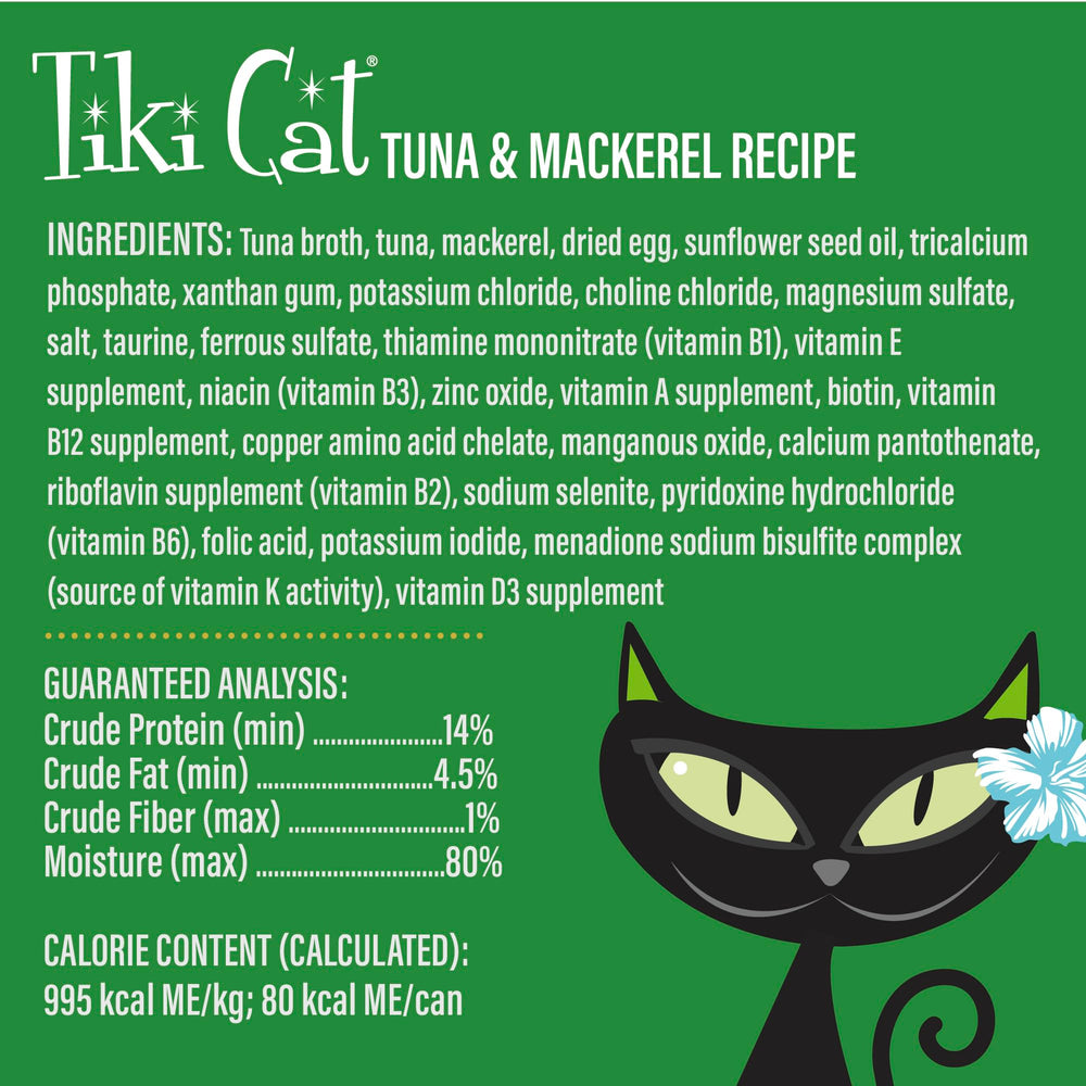Tiki Cat Luau Velvet Mousse con alto contenido de humedad favorece la hidratación.