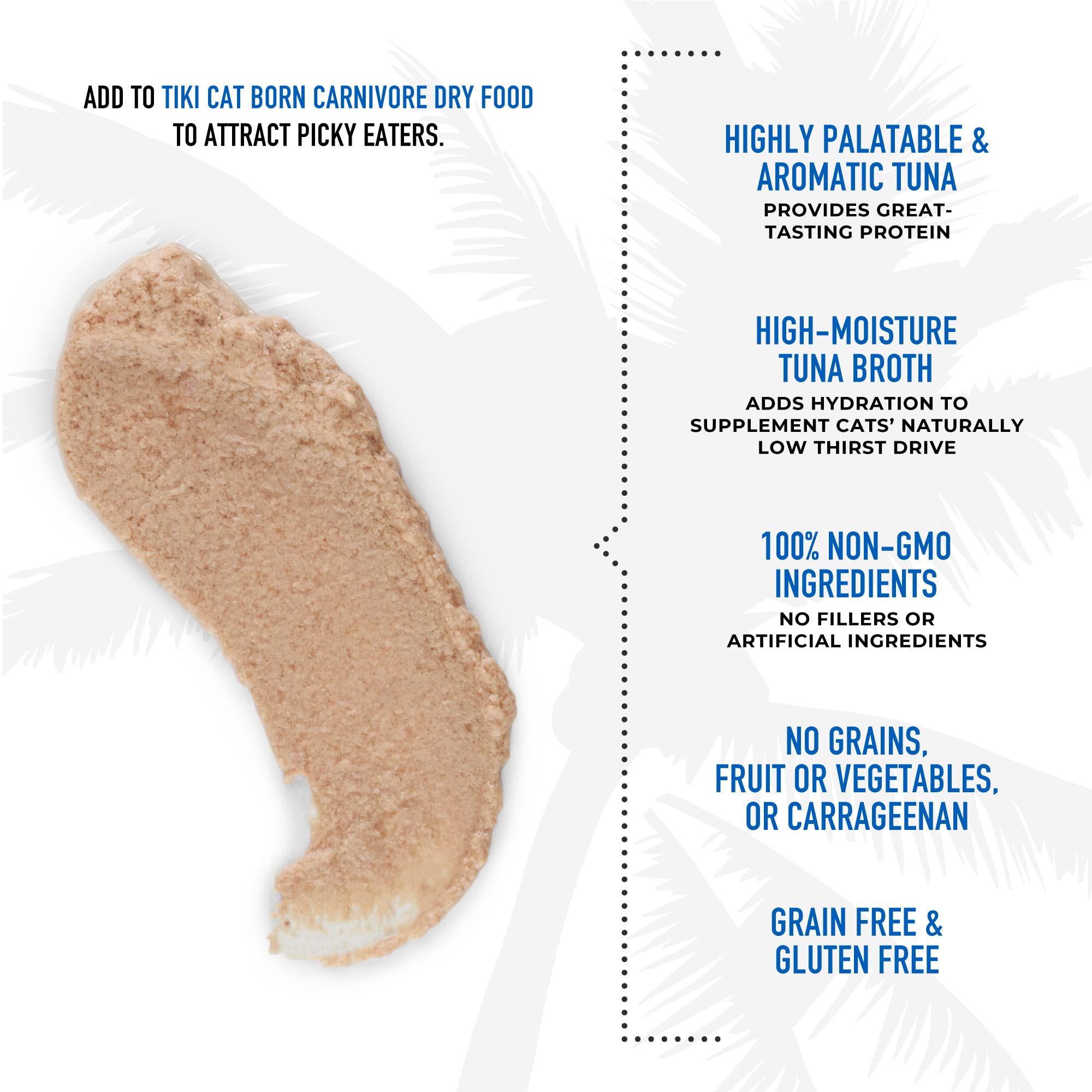 Coconut oil gloss suggests smooth texture and flavor.