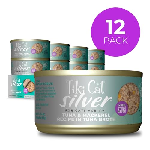 Tiki Cat Silver Comfort mousse trozos de pollo, ideal para dientes sensibles.