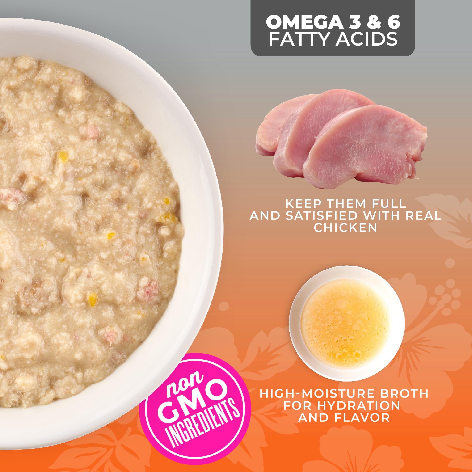 Proteína de pollo en paté para una dieta equilibrada.