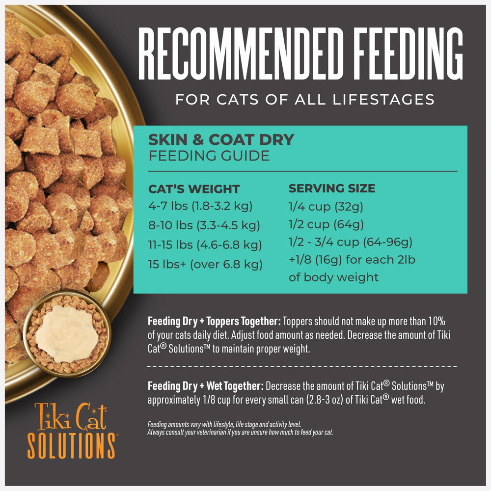 Tiki Cat Solutions libre de patata y granos para gatos sensibles