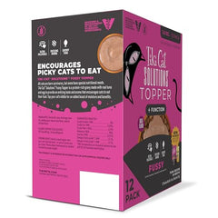 Tiki Cat Solutions Topper Fussy aroma invitante al atún: estimula el apetito.