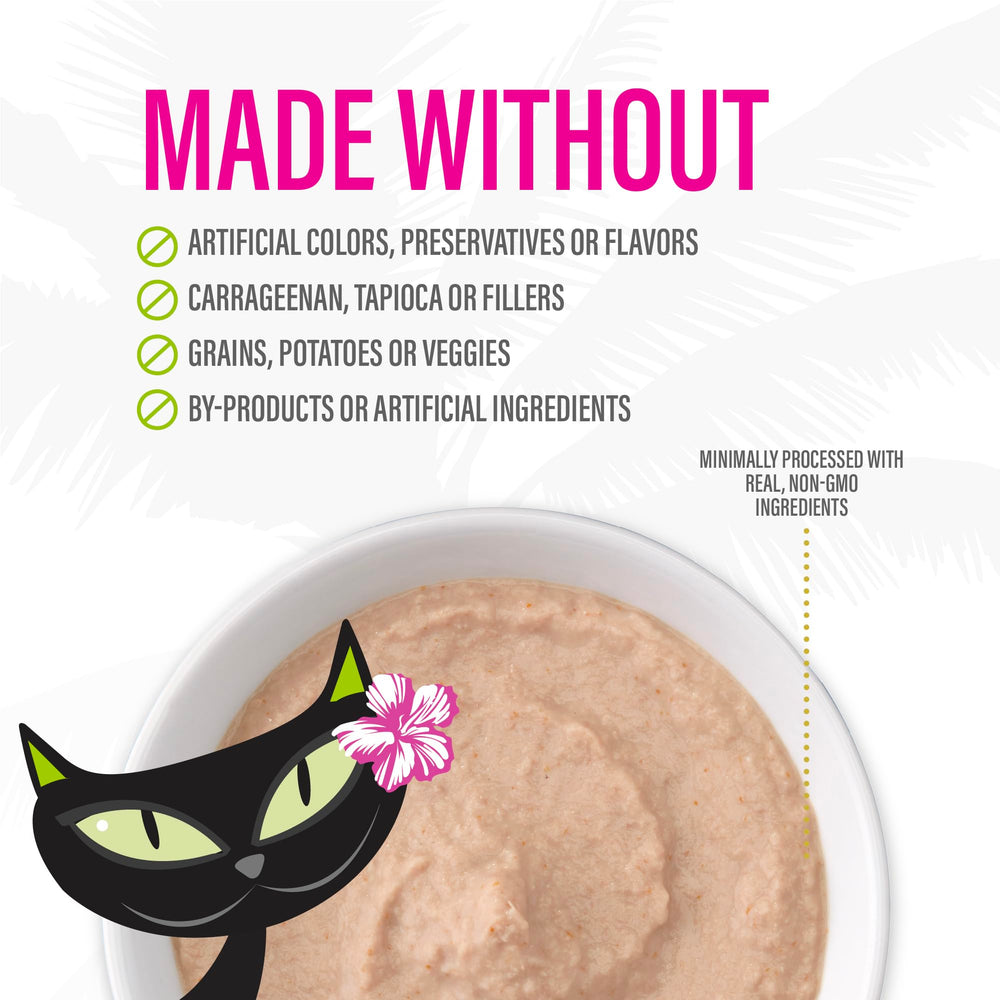 Apto para todas las etapas de vida con Velvet Mousse de Tiki Cat.