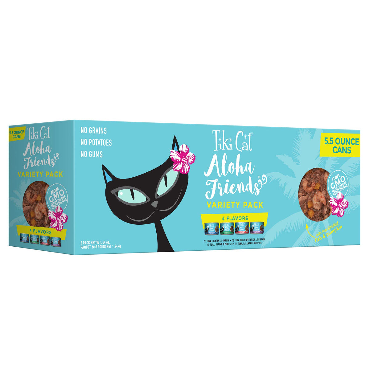 TIKI PETS Aloha Amigos, lata-atún, variedad para rotar sabores