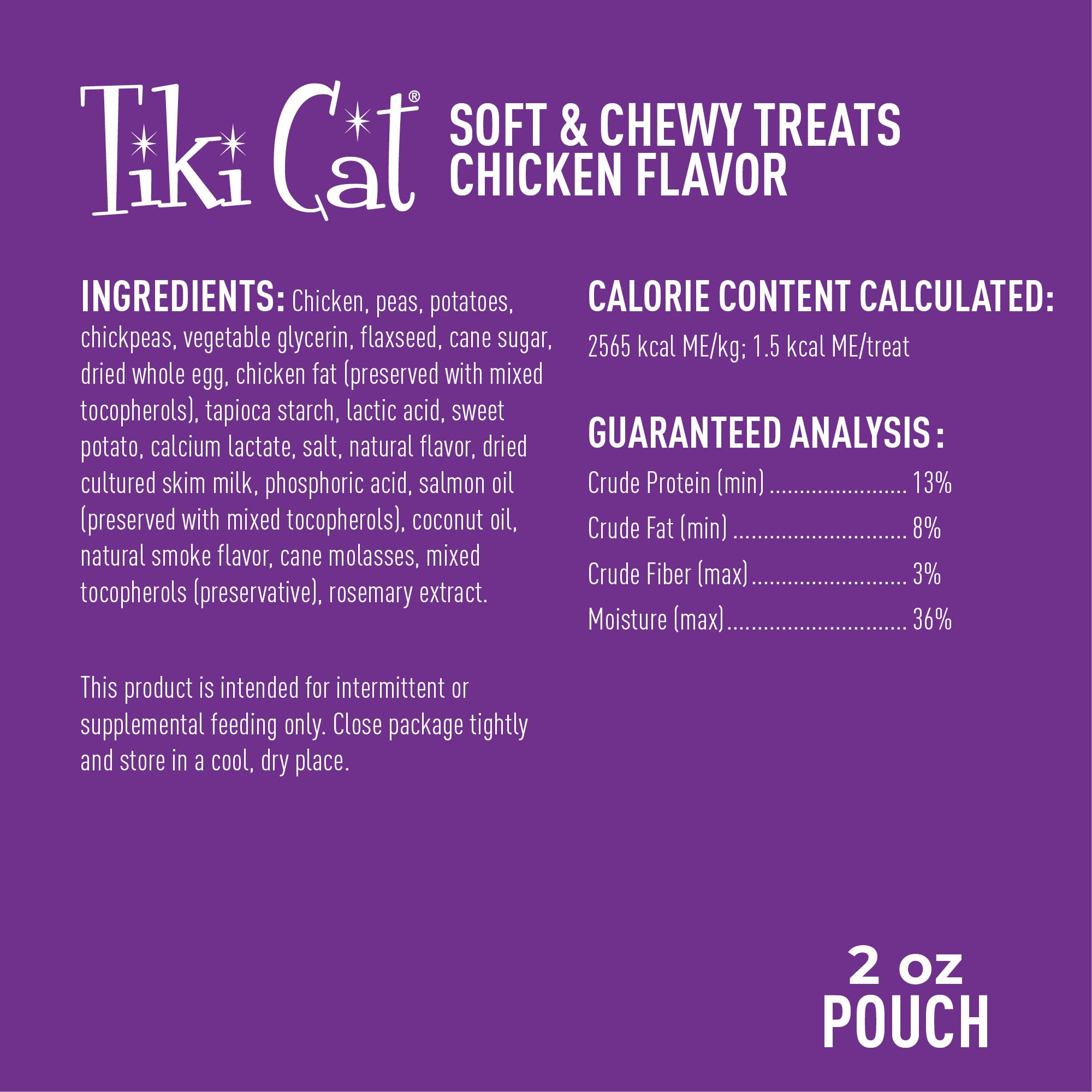 Tiki Pets, bocaditos pequeños para gatos de todas las edades.