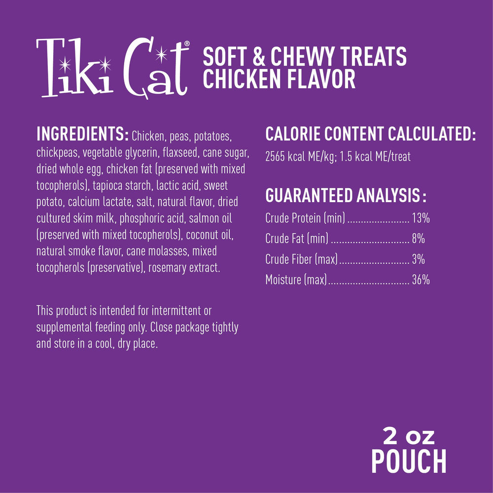Tiki Pets, bocaditos pequeños para gatos de todas las edades.