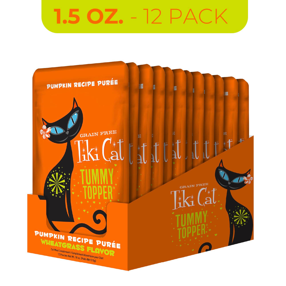 Tiki Cat puré de calabaza en porciones de 1,5 oz para snack