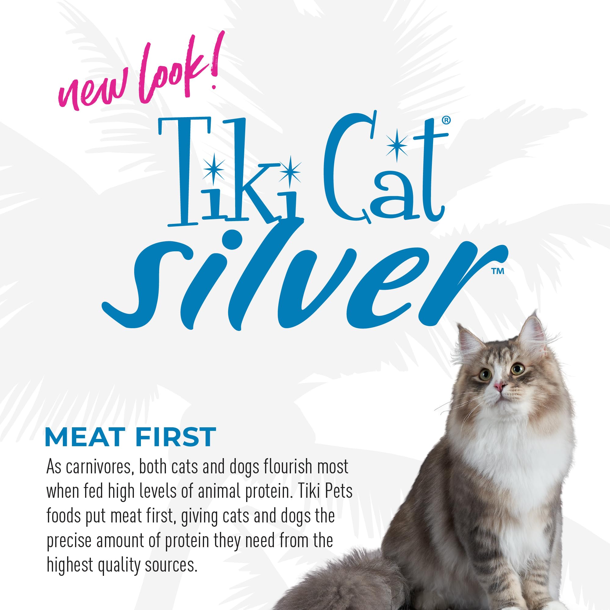 Tiki Pets Silver Mousse carne real como ingrediente principal