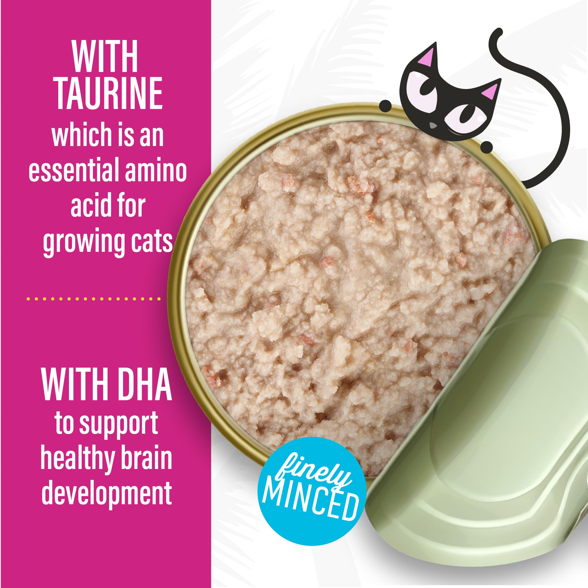 Tiki Cat Baby Pate ayuda a la hidratación de gatitos durante la comida