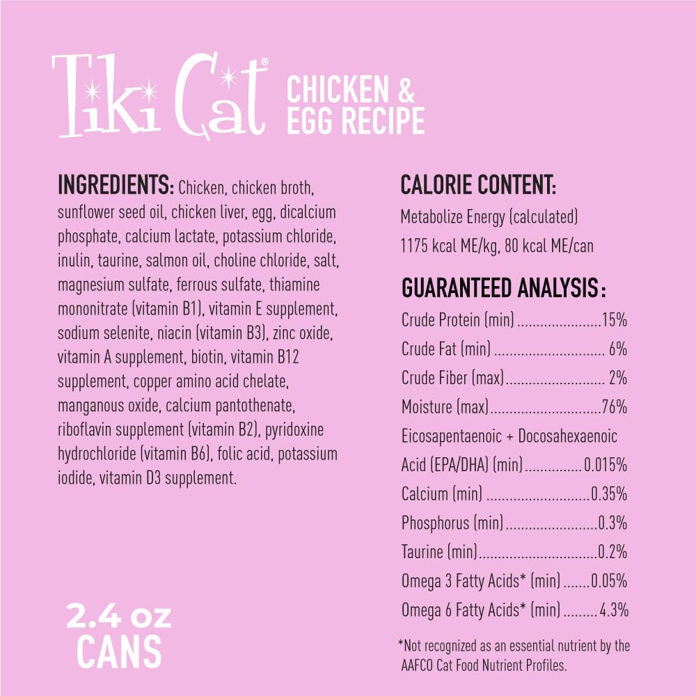 TIKI PETS Tiki Cat Baby, pollo real como primer ingrediente en la fórmula