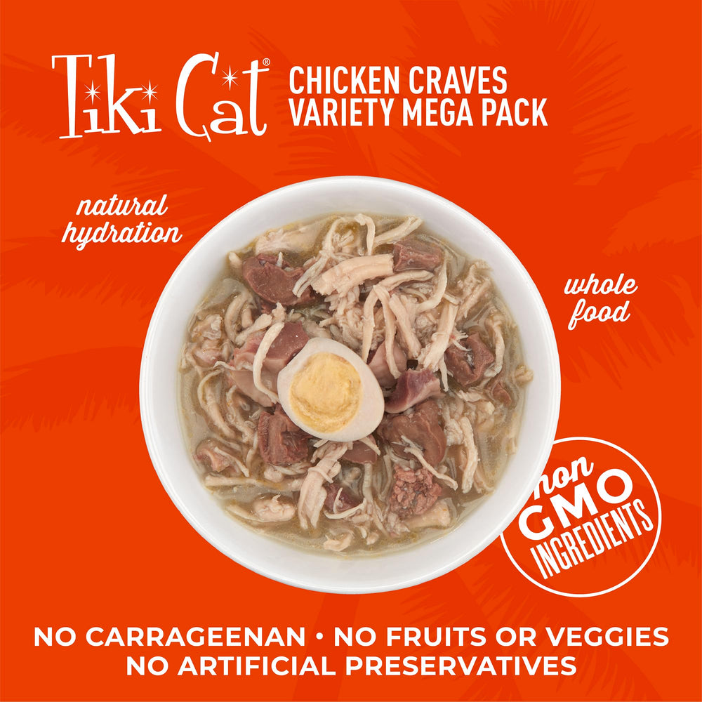 Tiki Cat Craves completo y equilibrado para todas las edades felinas.