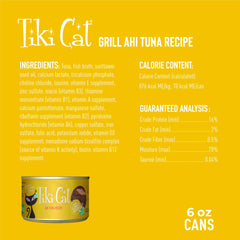 Tiki Cat Grill atún y pescado real, trozos jugosos.
