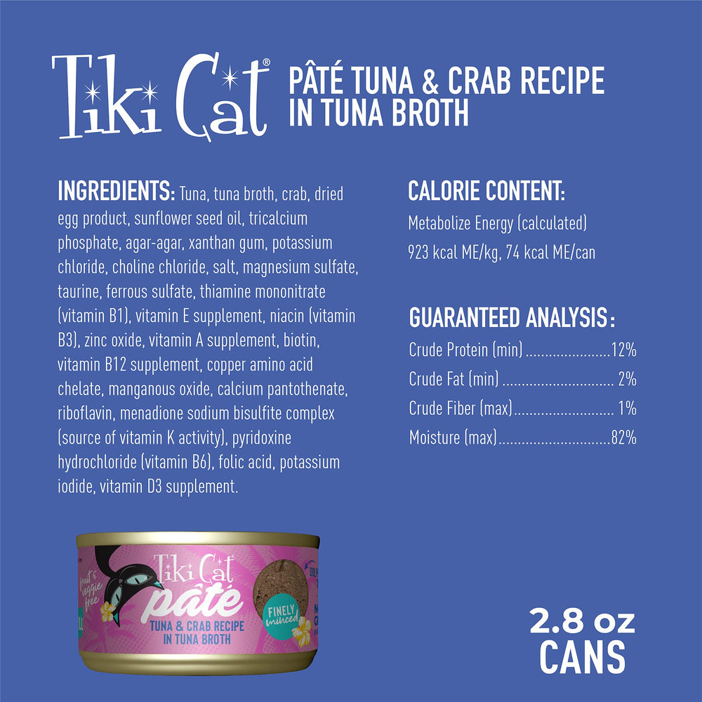 Tiki Cat Grill Pâté Color natural y jugoso para una experiencia gourmet y satisfactoria