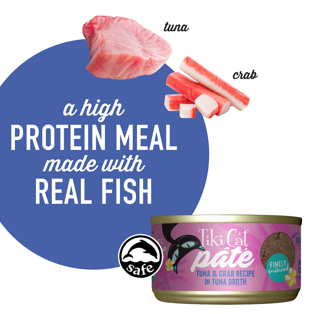 Tiki Cat Grill Pâté Pack de 12 latas, conveniente para la rutina diaria