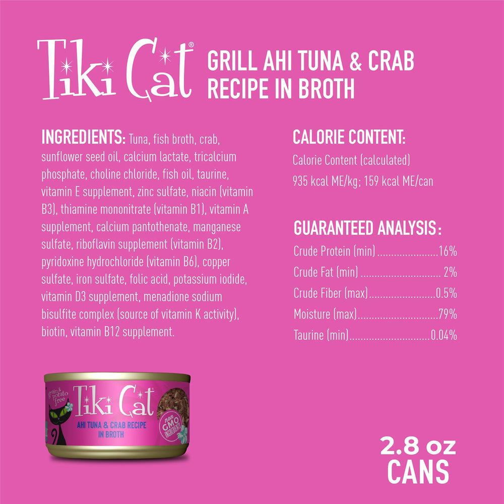 Tiki Cat Grill, trozos marinos, aroma marino que entusiasma.
