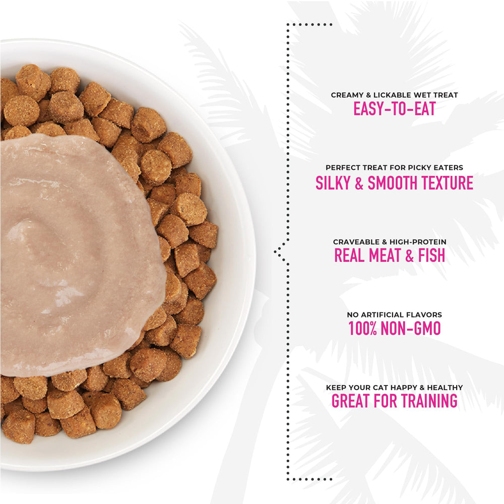 Tiki Cat Stix Mousse ofrece variedad de sabores.