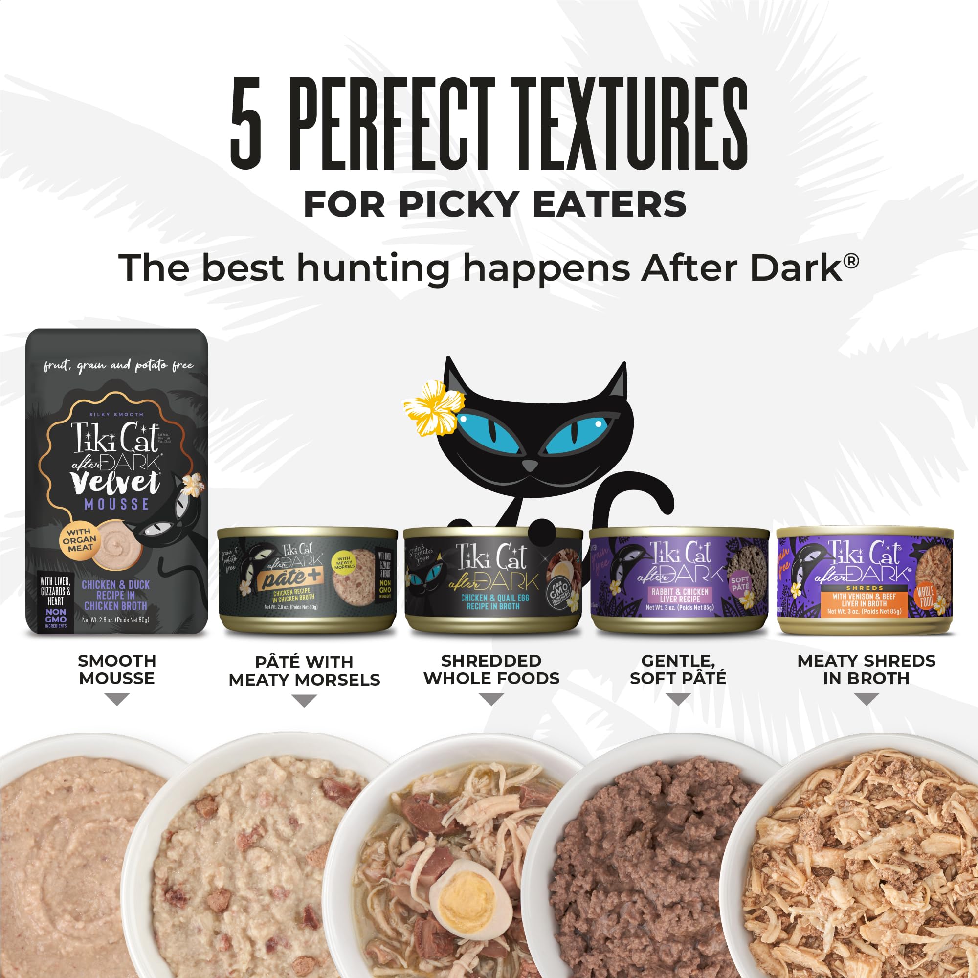 TIKI PETS lata lista para servir en porciones individuales.