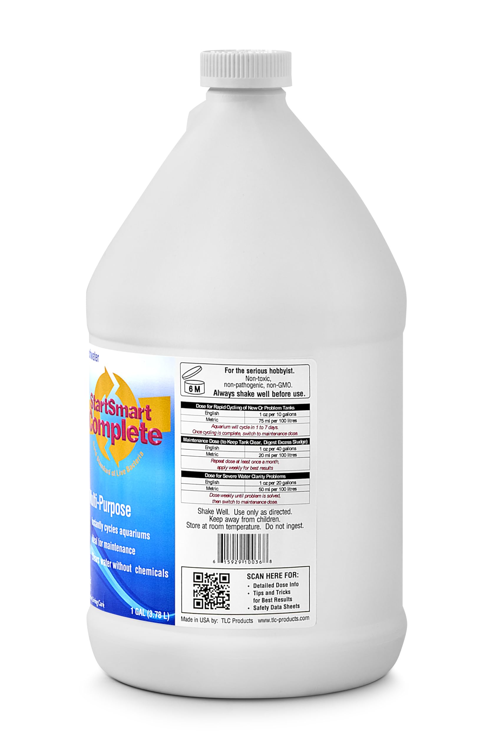 StartSmart mejora claridad del agua en acuario.