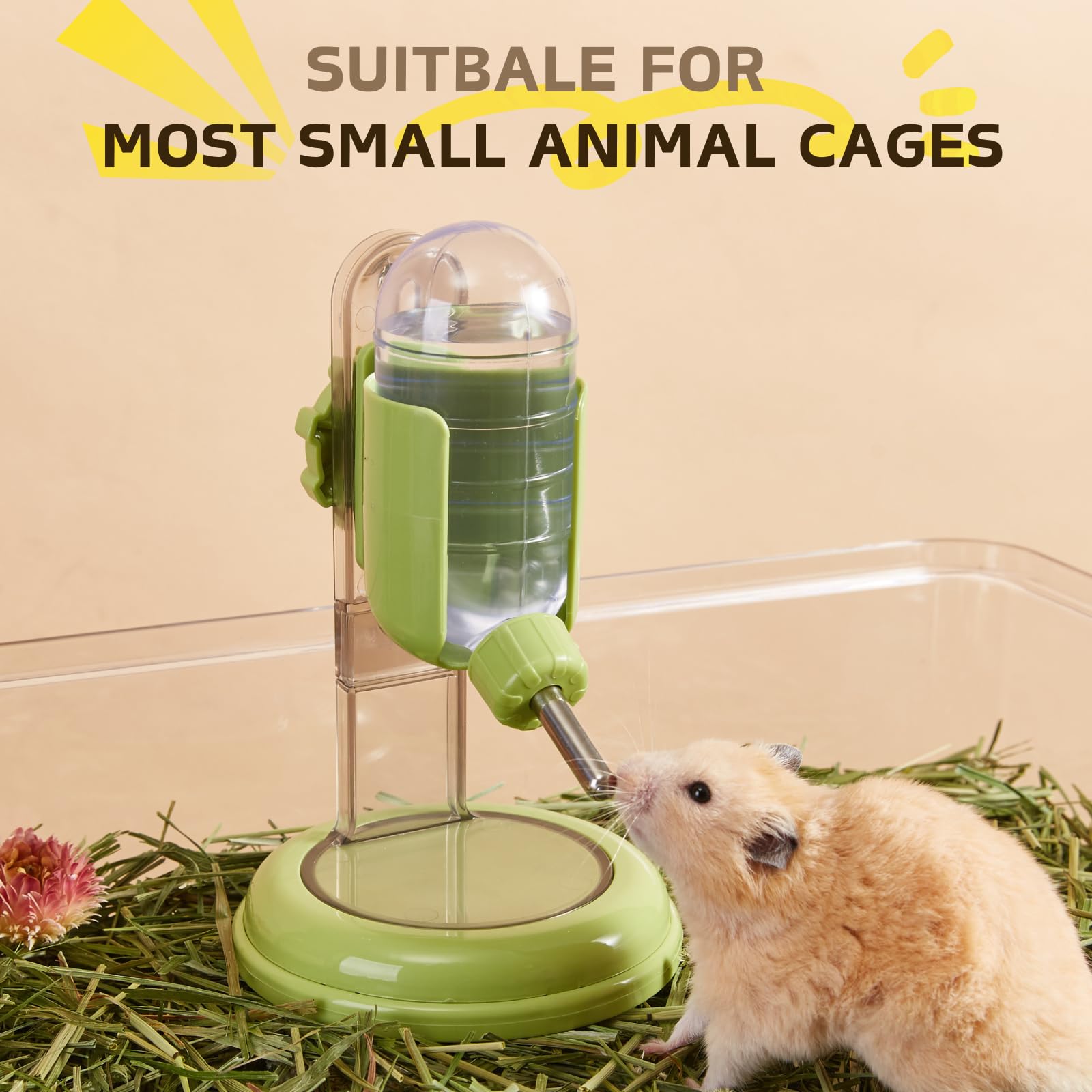 TOKAYIFE botella de 120 ml para hamster reduce cambios de agua
