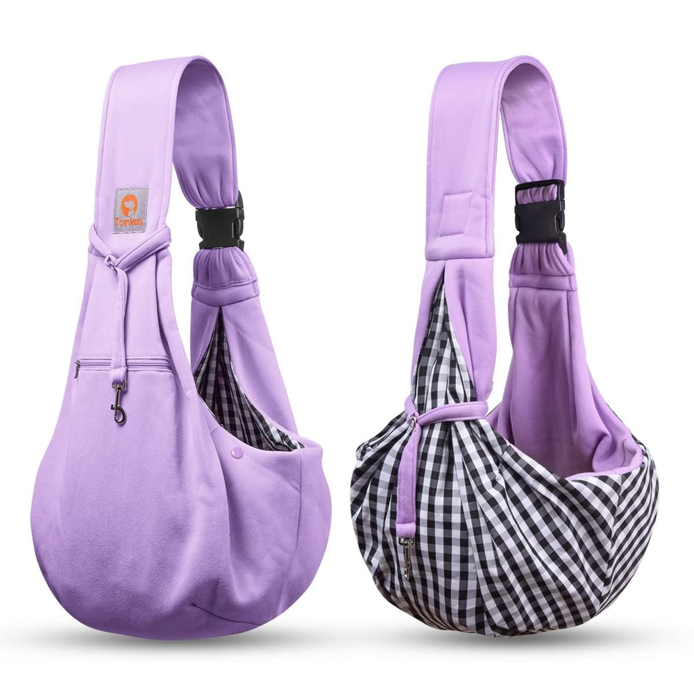 Tomkas bandolera para perro con soporte durante salidas urbanas