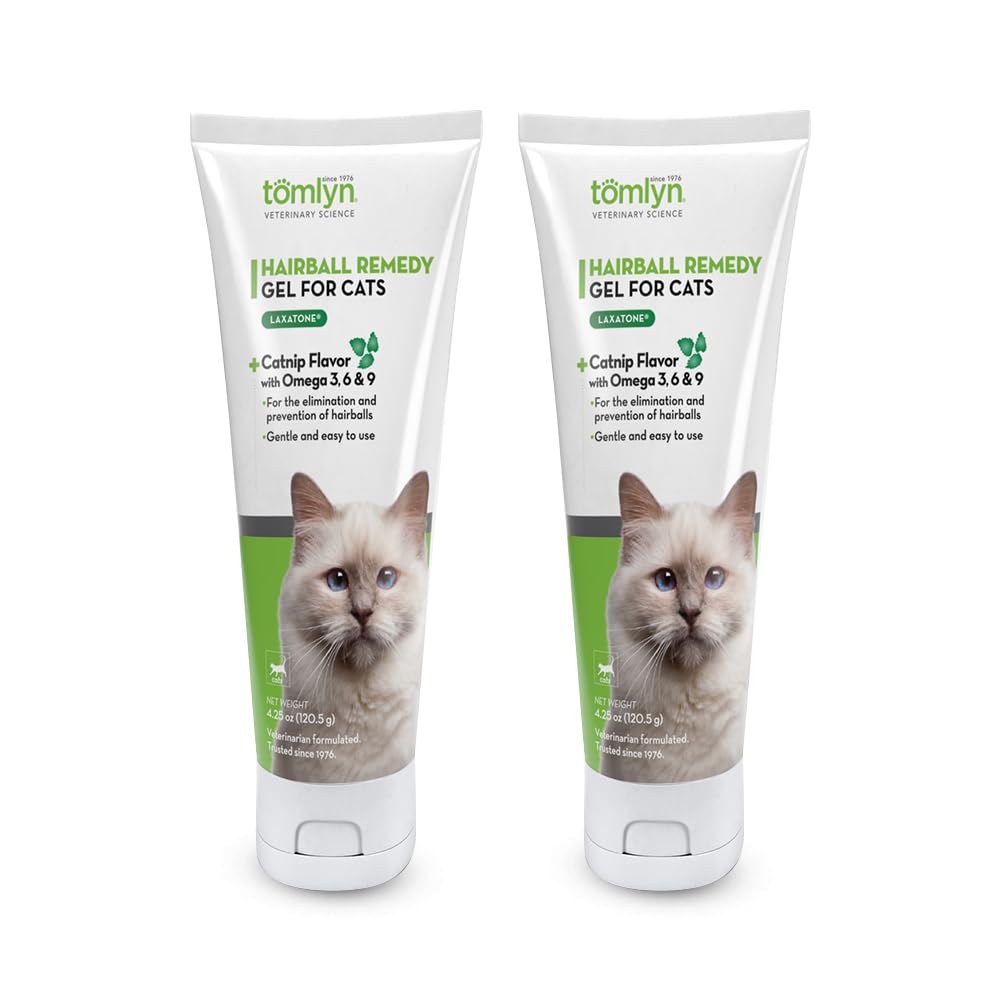 Tomlyn Laxatone gel para gatos con hierba gatera, para apoyo digestivo.
